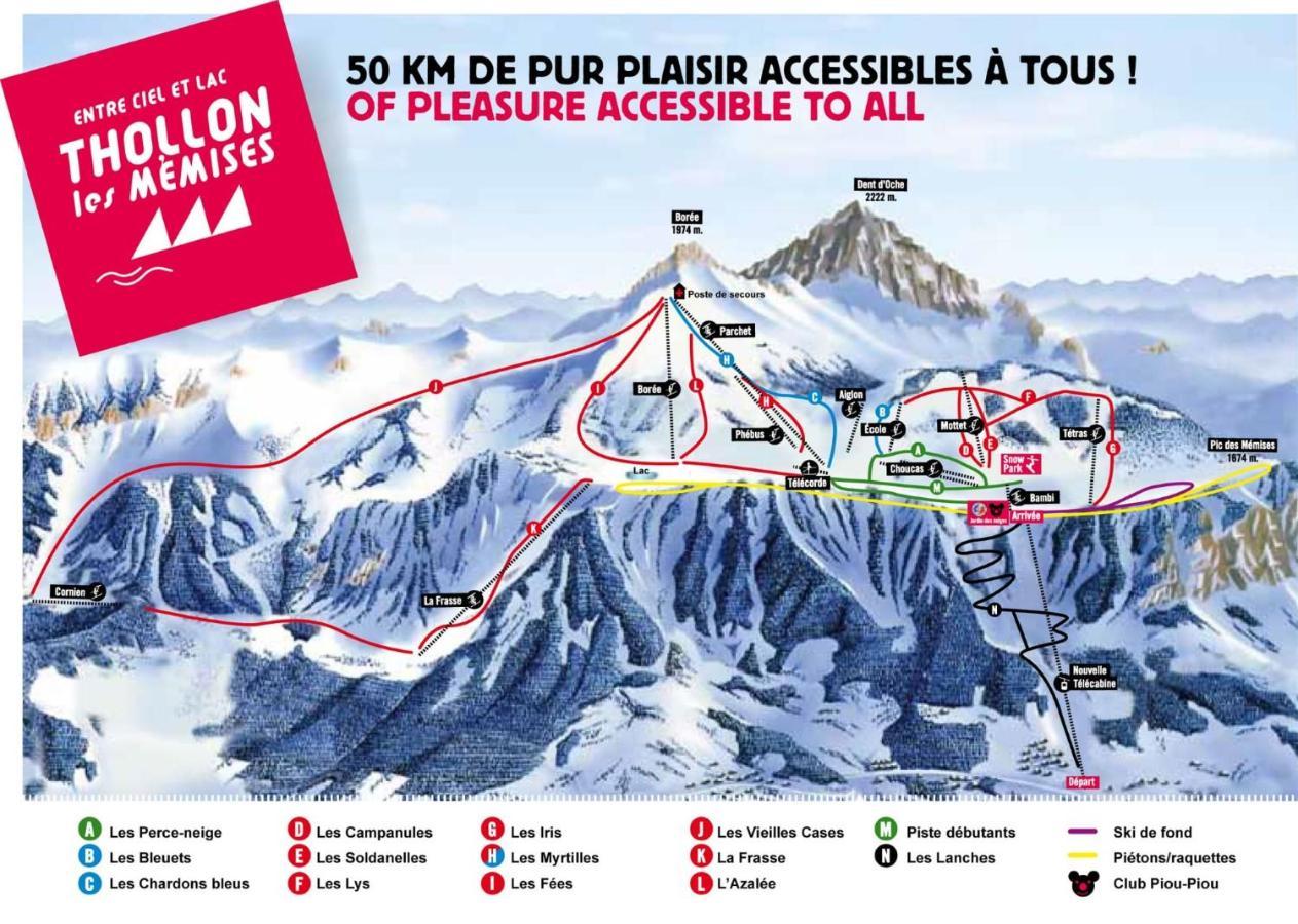 Appartement Tout Confort Montagne Et Lac Leman Thollon-les-Memises 外观 照片